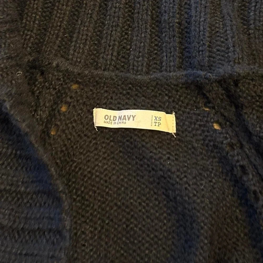 Old Navy Black Knit Cardigan Top Women's Size Xs